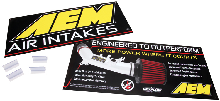 AEM Induction AEM Promo Sign 10-938