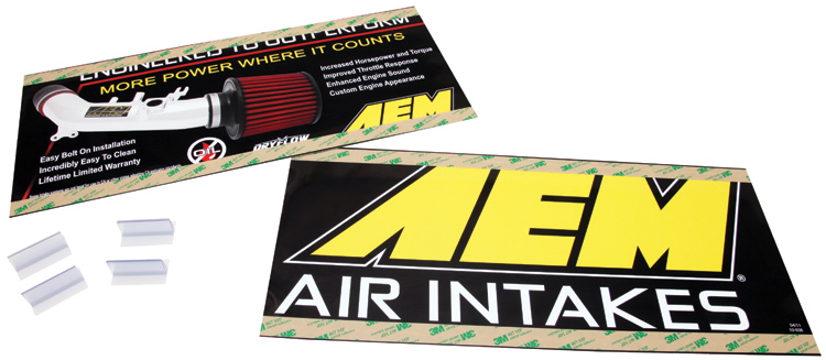 AEM Induction AEM Promo Sign 10-938