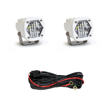 Baja Designs S1 White LED Auxiliary Light Pod Pair 387805WT