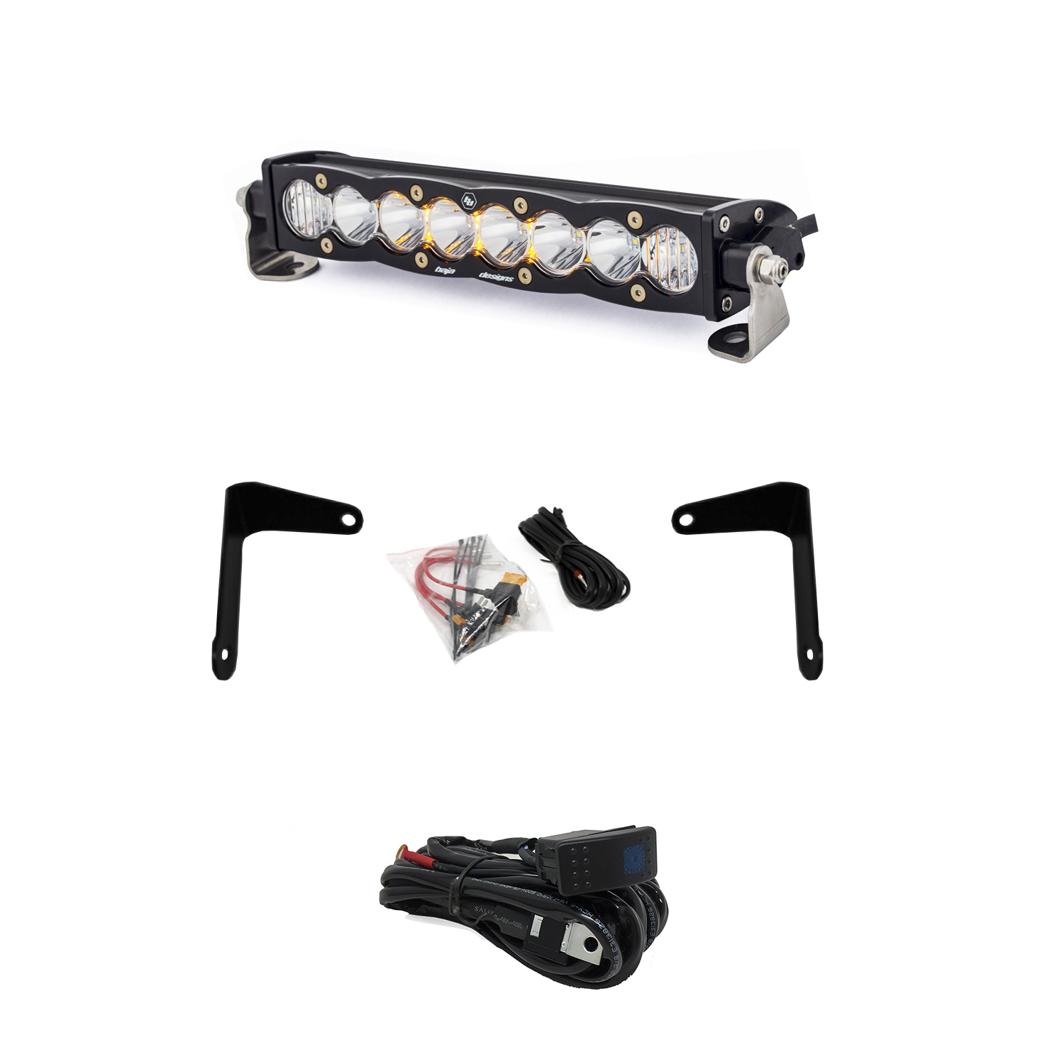 Baja Designs S8 10 Inch Shock Mount Light Bar Kit 447037