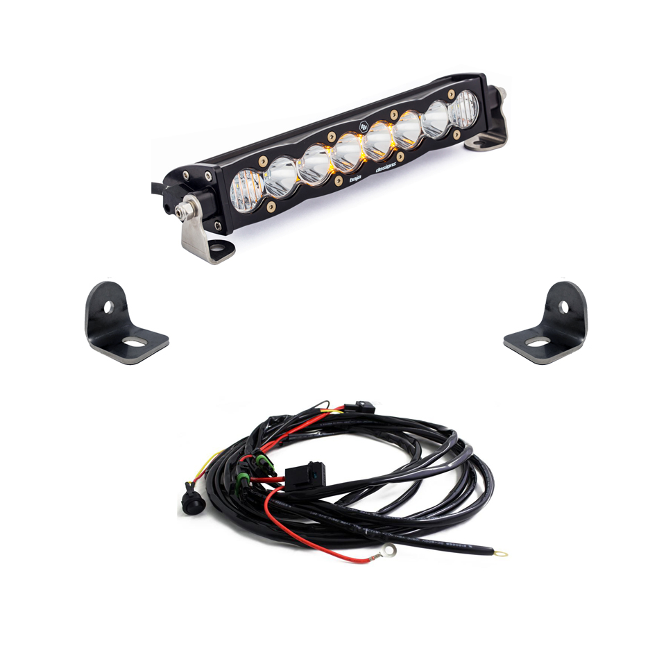 Baja Designs S8 10 Inch Hood Mount Light Bar Kit 447072