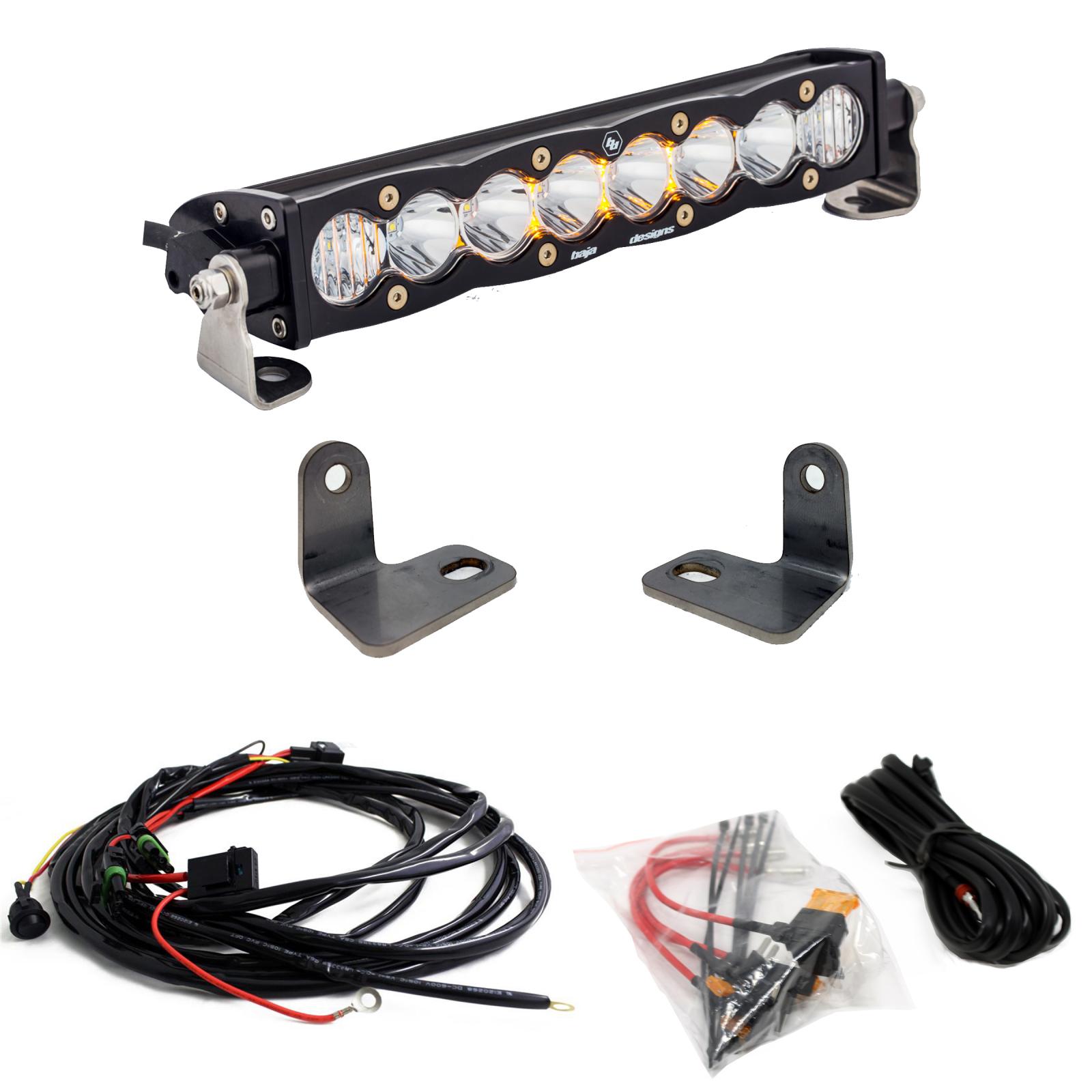 Baja Designs S8 10 Inch Hood Mount Light Bar Kit 447073