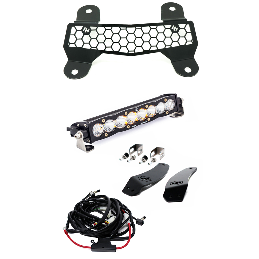 Baja Designs S8 10 Inch Grille Mount Light Bar Kit w/Facia 447144