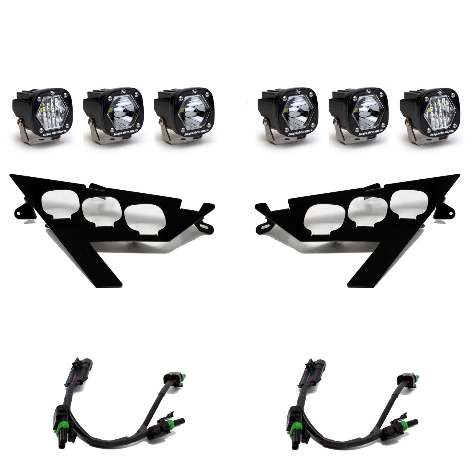 Baja Designs S1 Triple LED Headlight Kit 447156