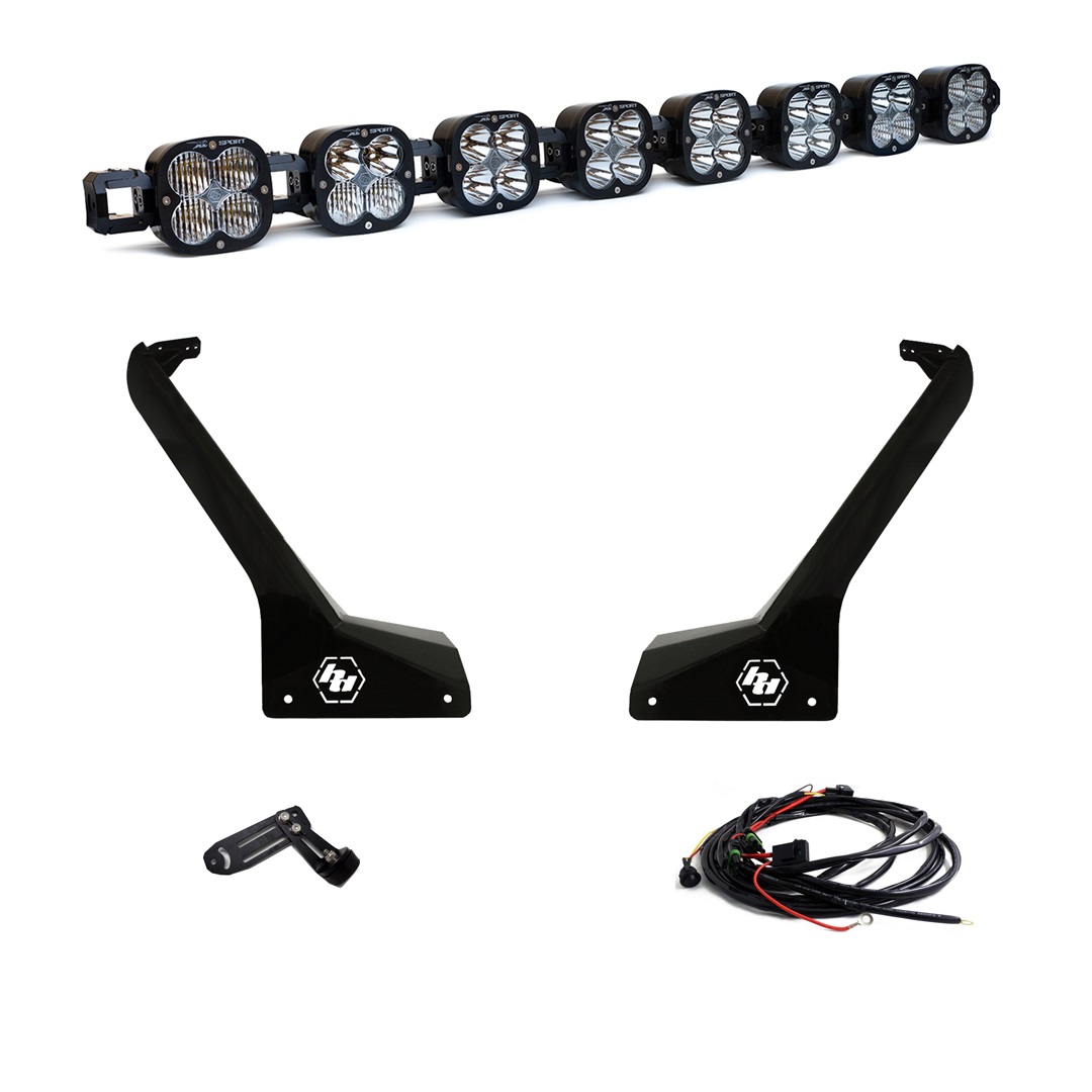 Baja Designs Jeep JL/JT 8XL Linkable Roof Mount Light Kit 447664