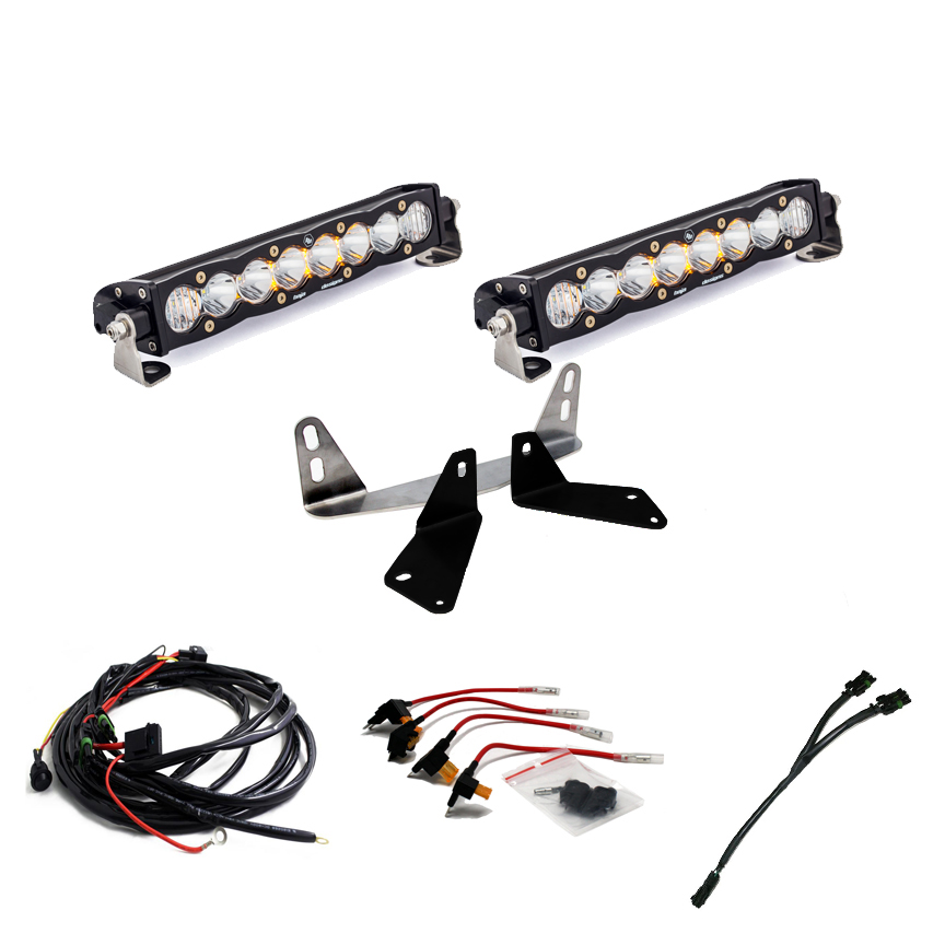 Baja Designs S8 Dual 10 Inch Grille Light Bar Kit 447660
