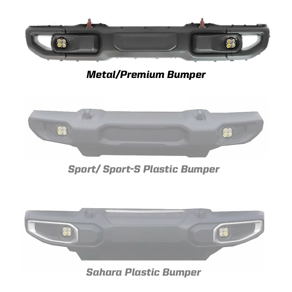 Baja Designs Squadron-R SAE Fog Pocket Light Kit 447723