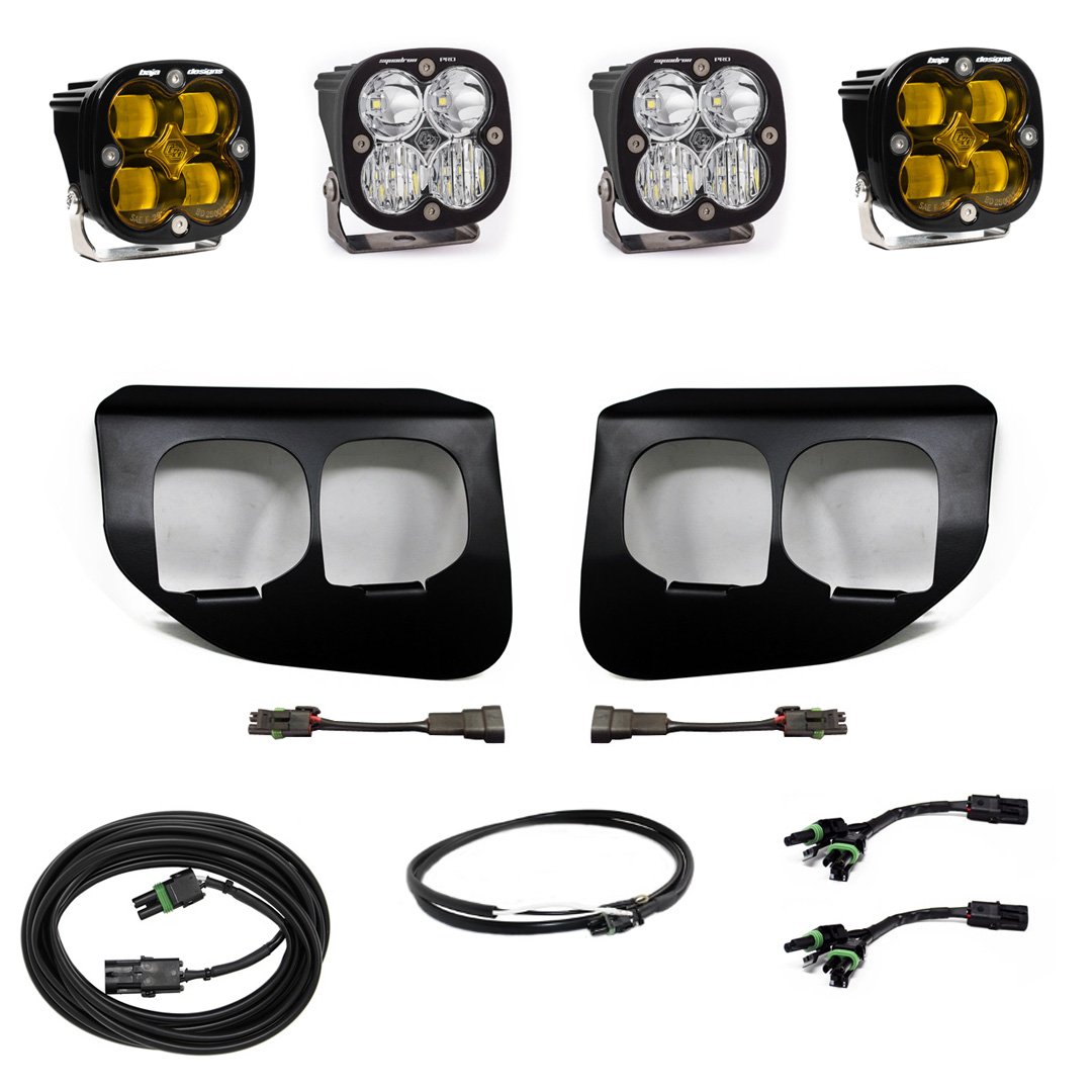 Baja Designs Squadron SAE/Pro Fog Pocket Light Kit 447737UP