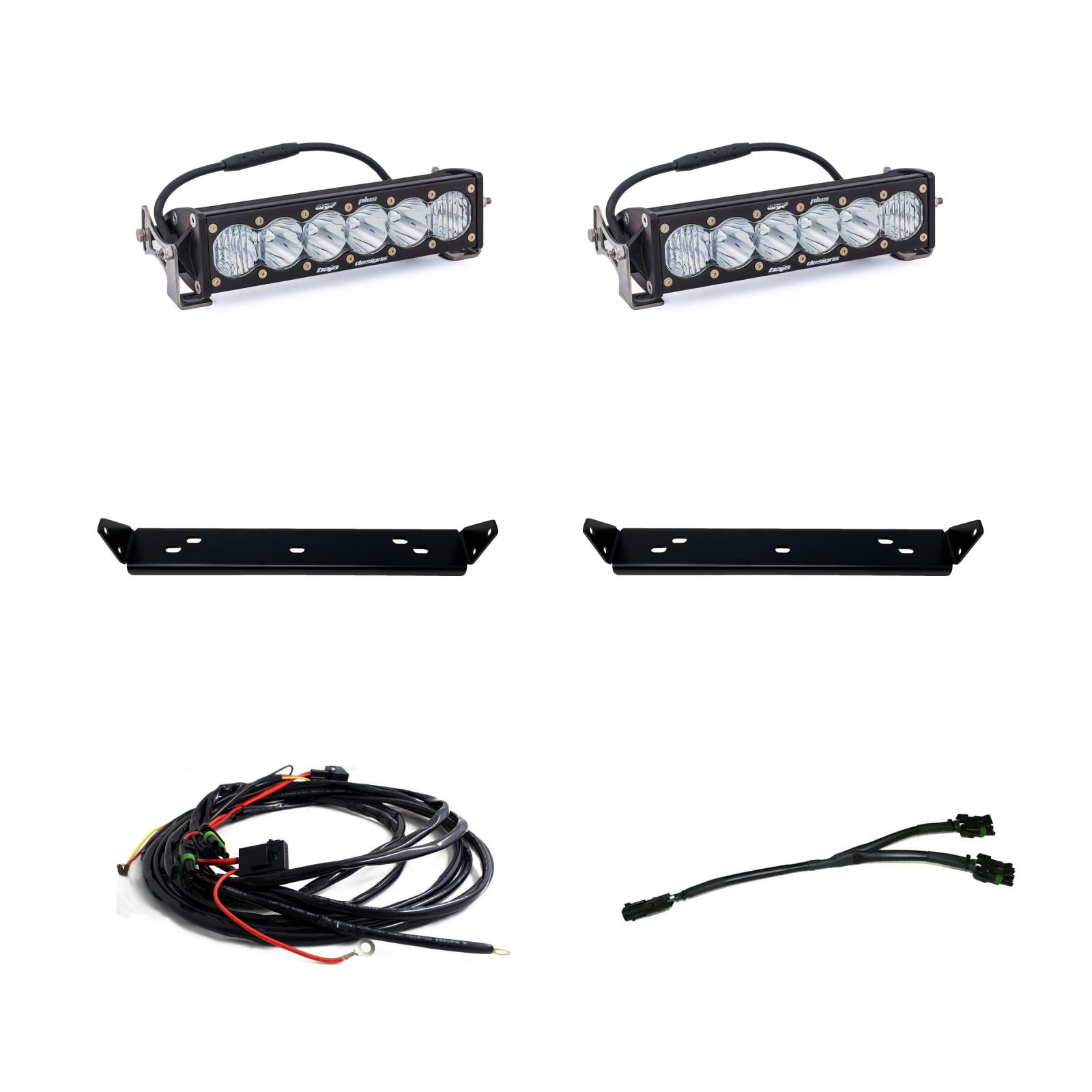 Baja Designs OnX6+ 10 Inch Dual Behind Grille Light Bar Kit 448063