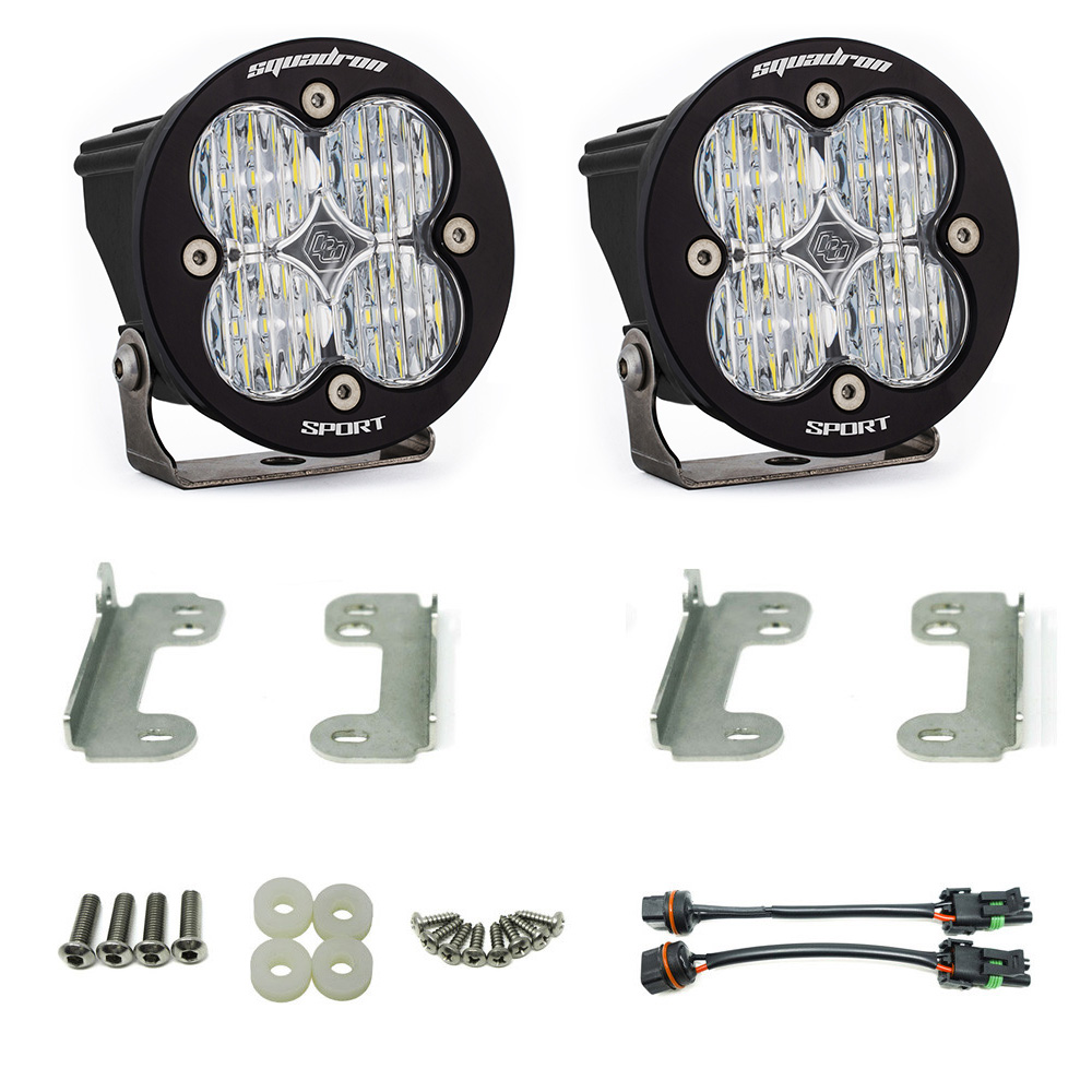 Baja Designs Jeep JK Squadron-R Sport Fog Pocket Light Kit 448146
