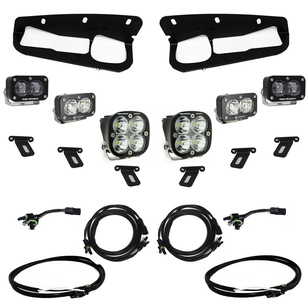 Baja Designs Ford S2 SAE “Sportsmen” Fog Pocket Light Kit 448174UP