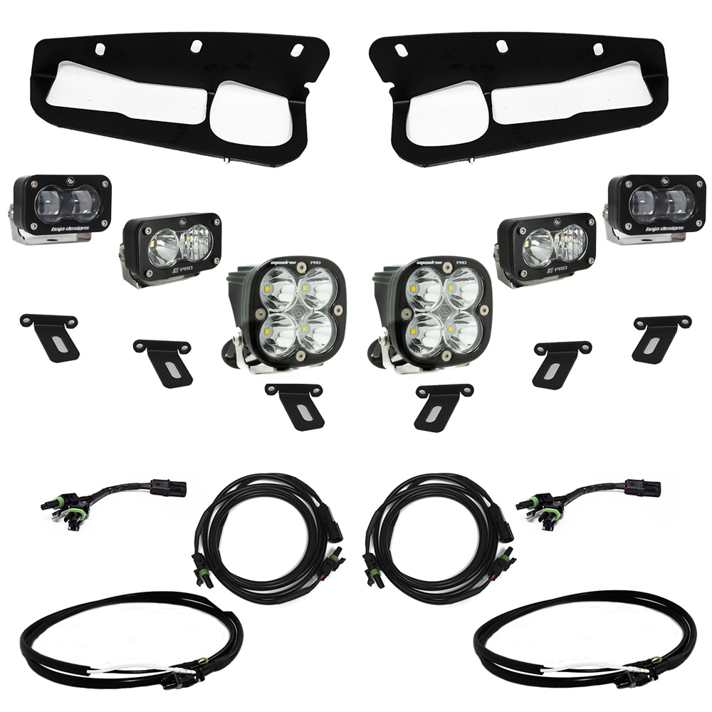 Baja Designs Ford Bronco S2 SAE “Pro” Fog Pocket Light Kit 448175UP