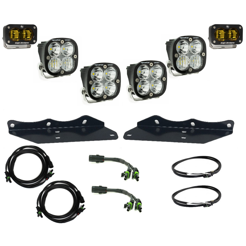 Baja Designs Ford Raptor Squadron/S2 SAE “Sportsman” Fog Pocket Light Kit 448176