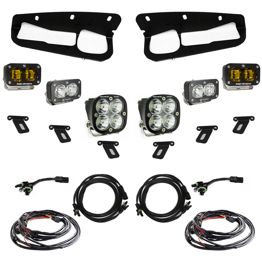 Baja Designs Ford S2 SAE “Sportsmen” Fog Pocket Light Kit 448178