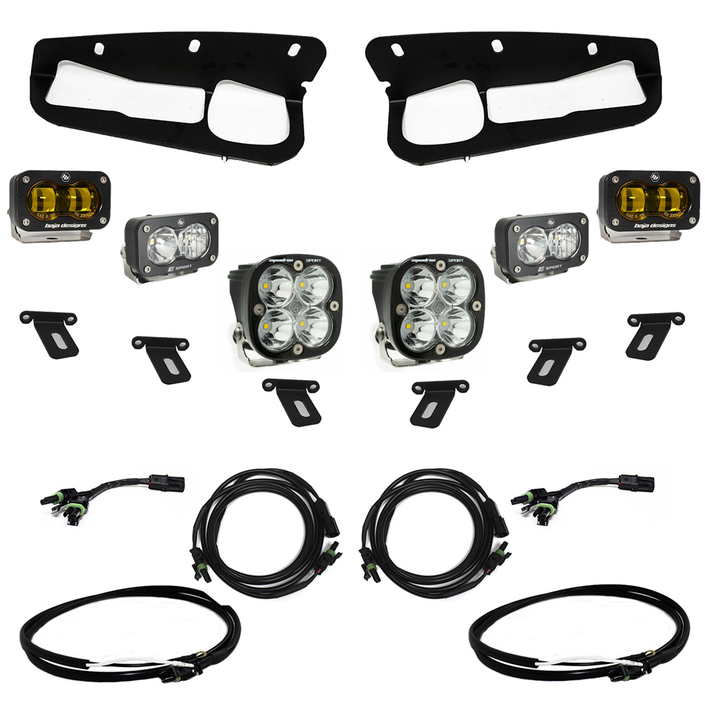 Baja Designs Ford S2 SAE “Sportsmen” Fog Pocket Light Kit 448178UP