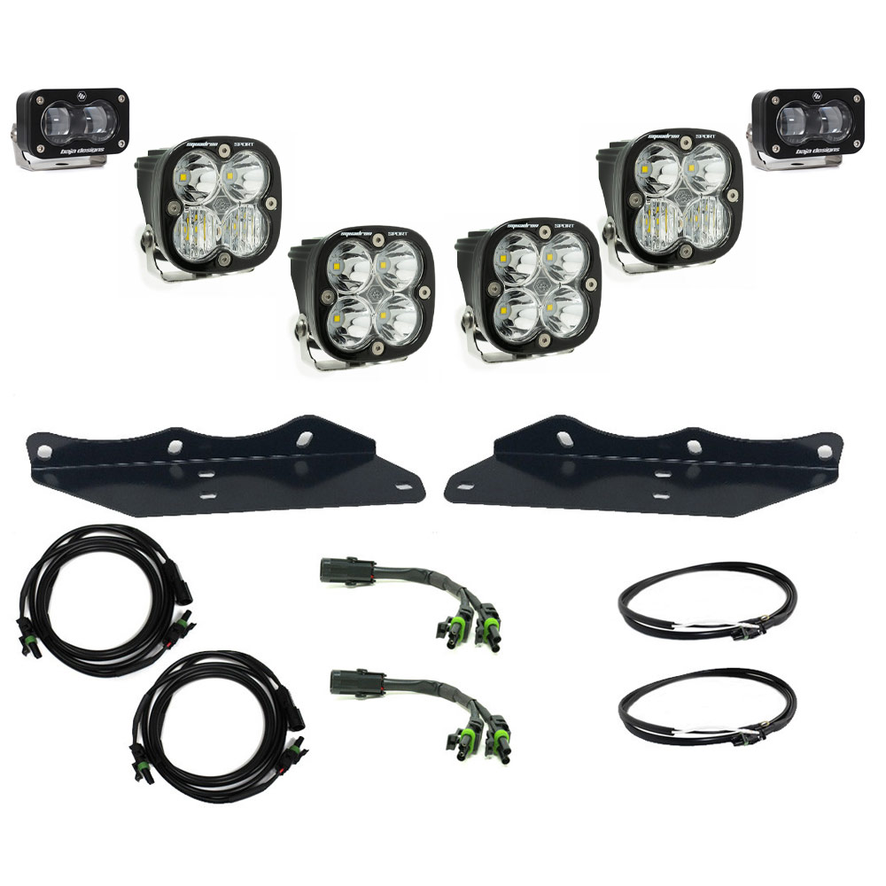 Baja Designs Ford Raptor Squadron/S2 SAE “Sportsman” Fog Pocket Light Kit 448172