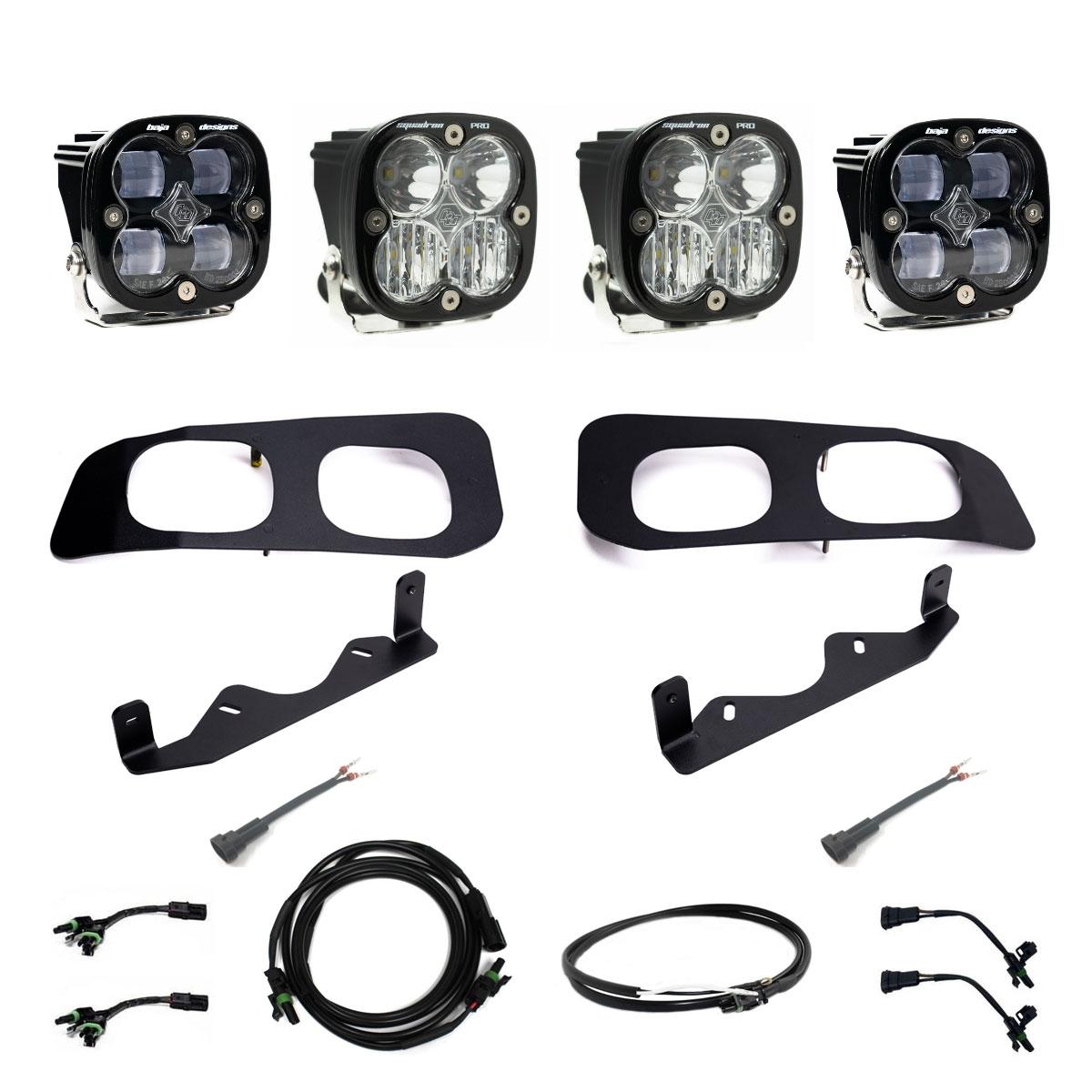 Baja Designs Squadron SAE/Squadron Pro Dual Fog Pocket Light Kit 448227UP