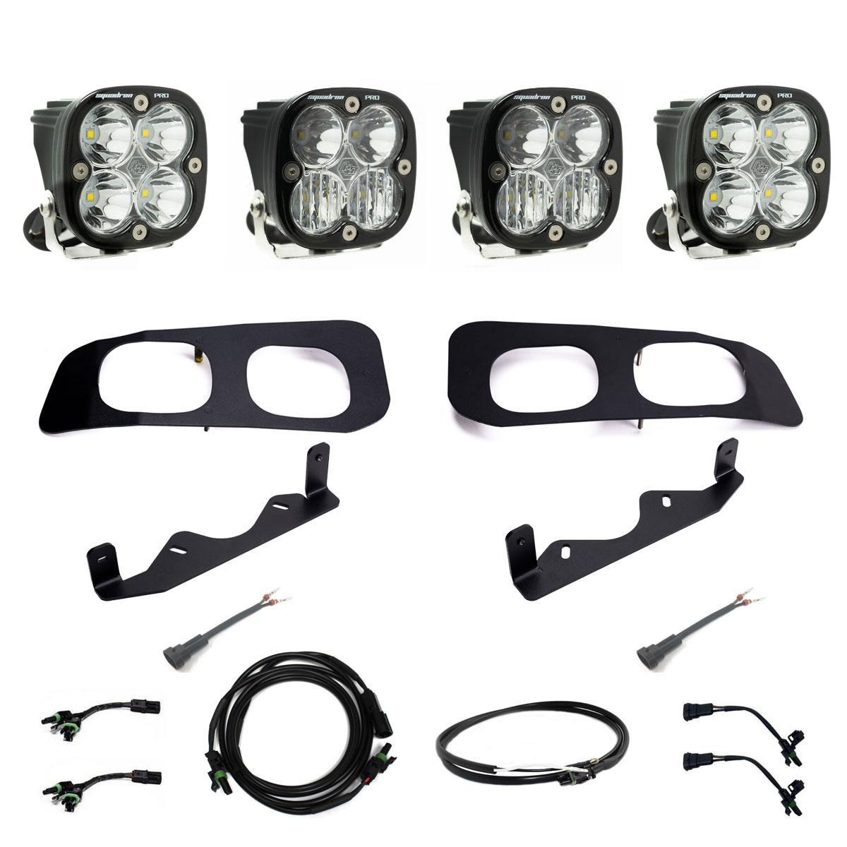 Baja Designs Ford Squadron Pro Dual Fog Pocket Light Kit 448256UP