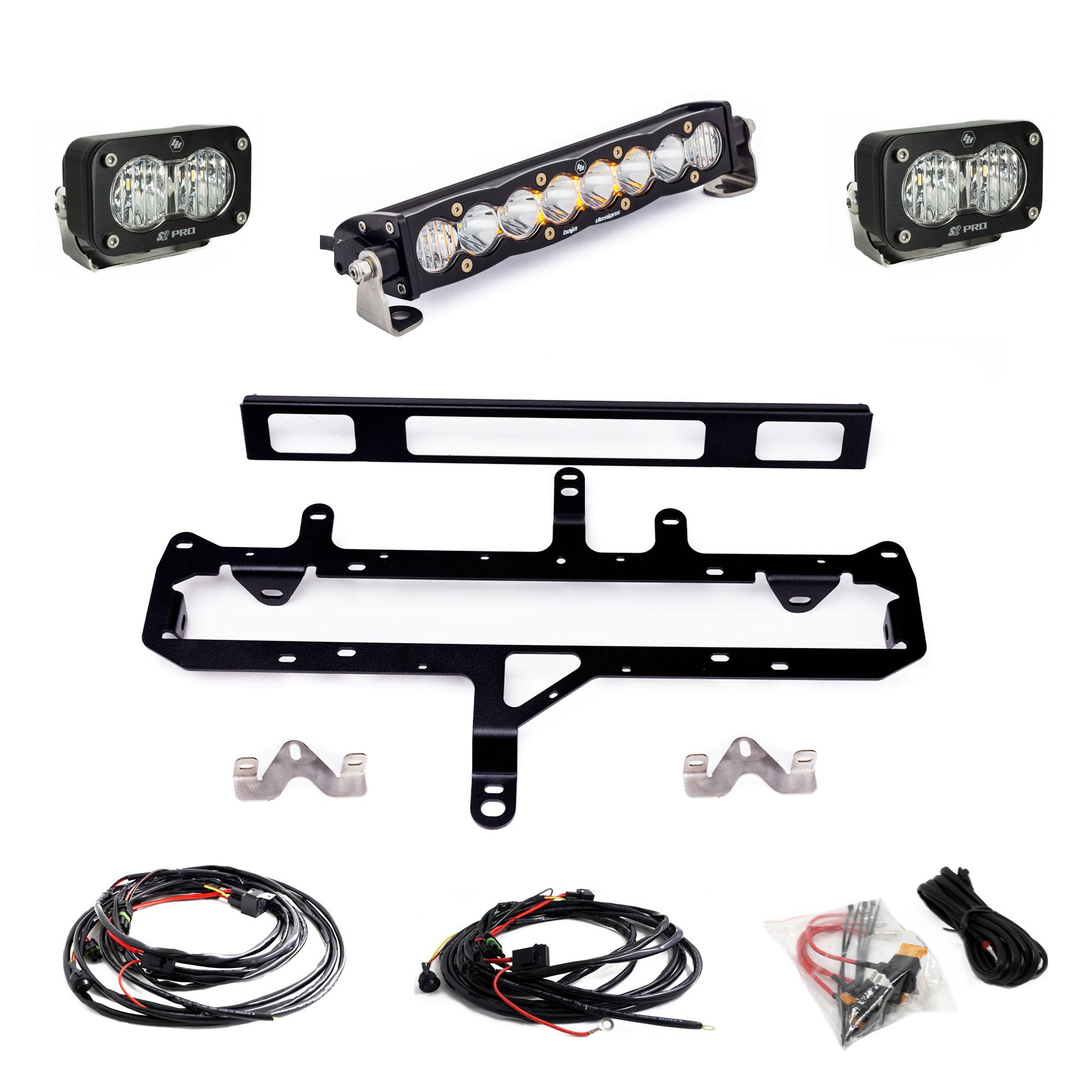 Baja Designs S8 10-inch/S2 Pro Grille Light Kit 448253