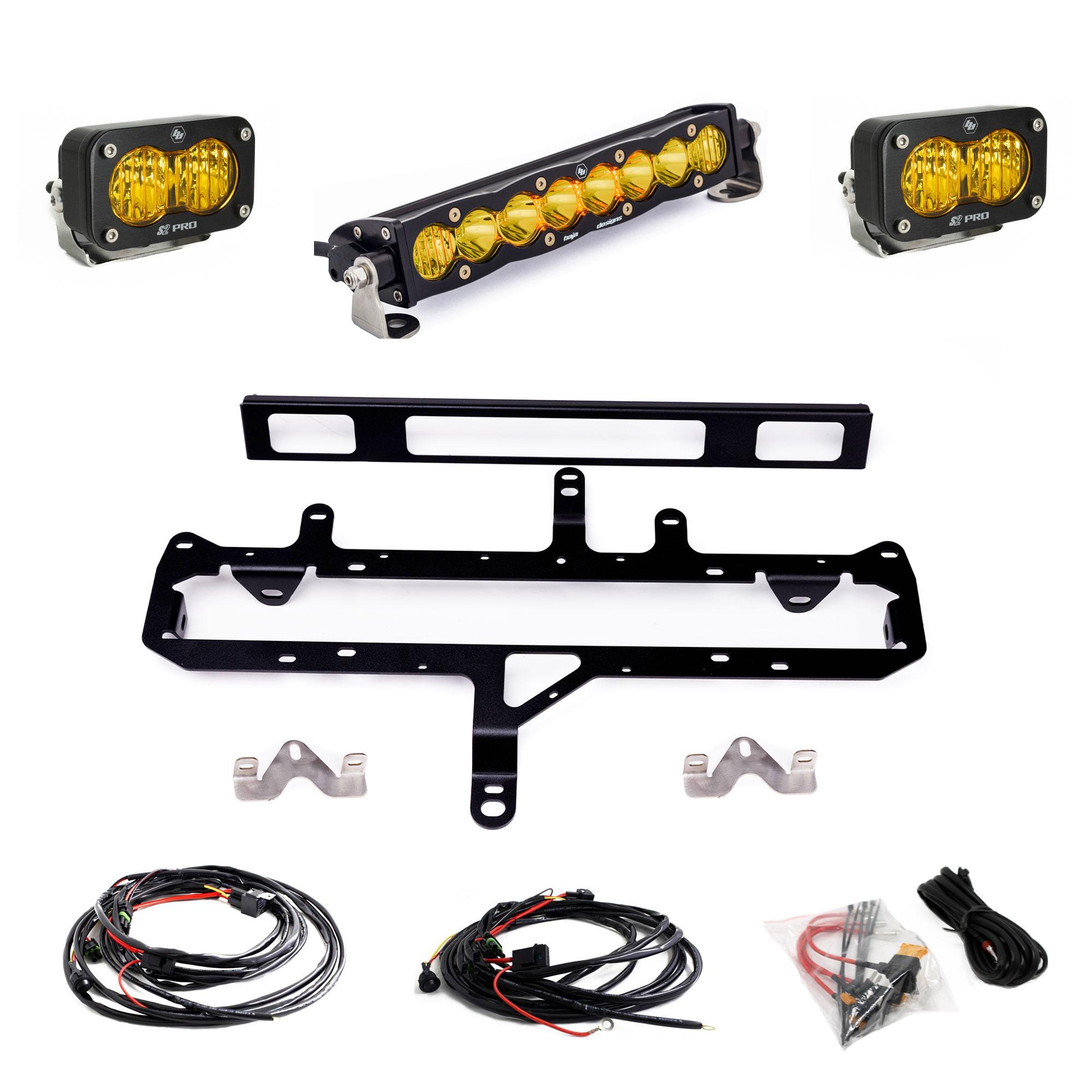 Baja Designs S8 10-inch/S2 Pro Grille Light Kit 448261