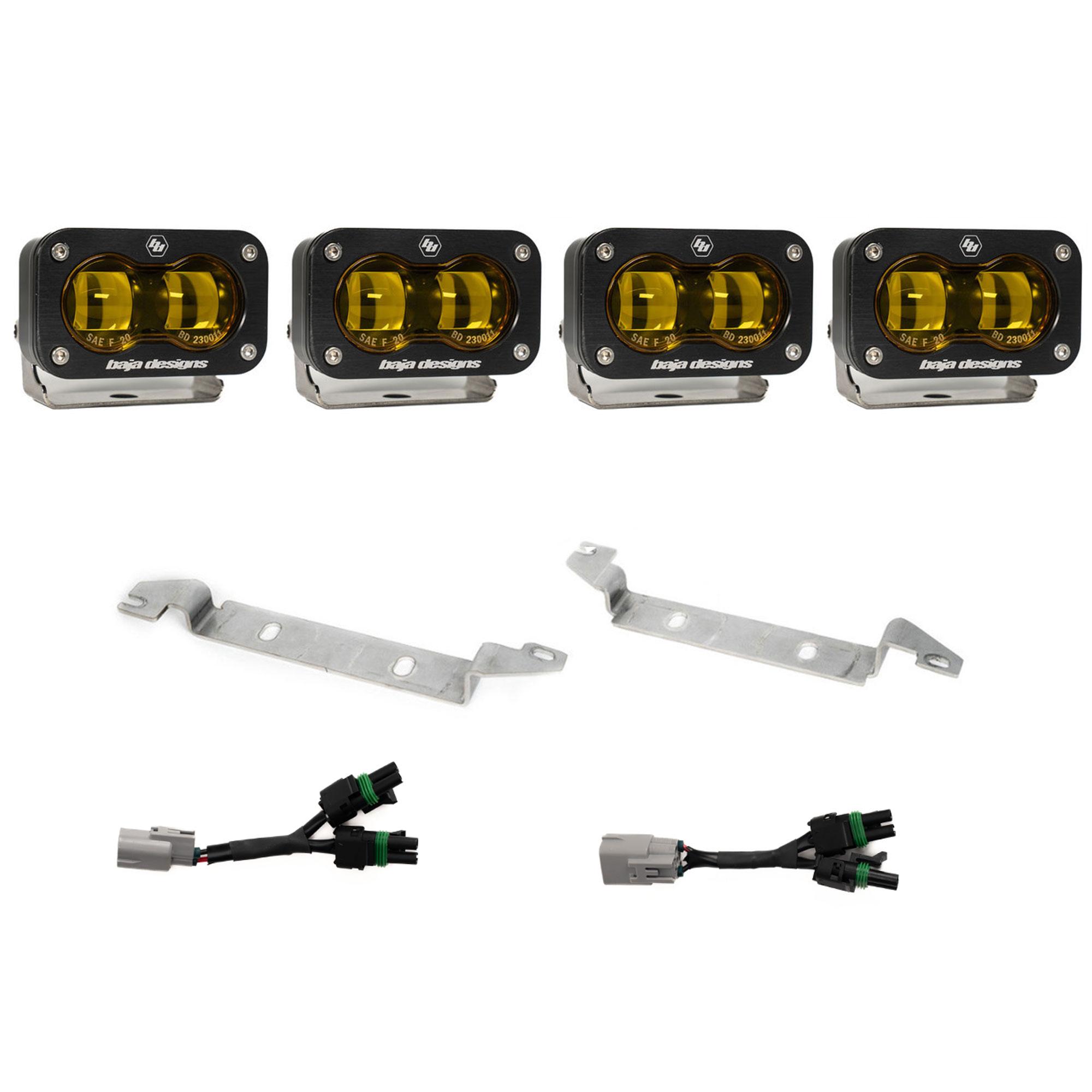 Baja Designs S2 SAE OEM Fog Light Replacement Kit 44-8291