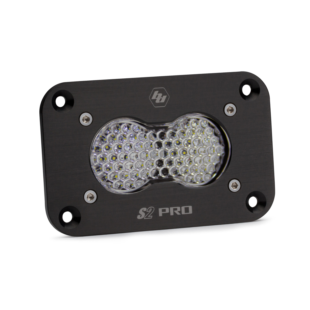 Baja Designs S2 Pro Black Flush Mount LED Auxiliary Light Pod 481006