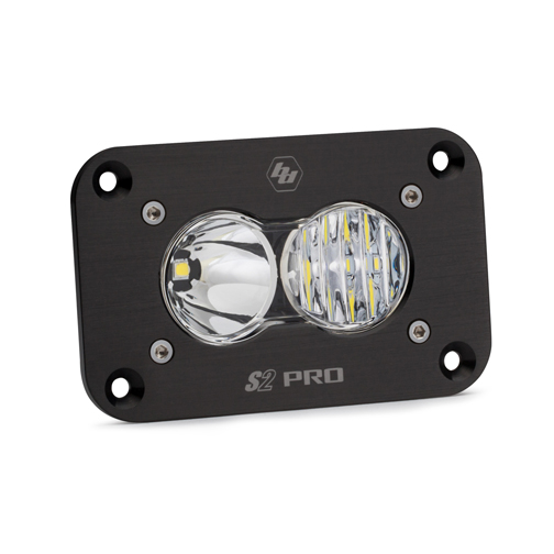 Baja Designs S2 Pro Black Flush Mount LED Auxiliary Light Pod 481003