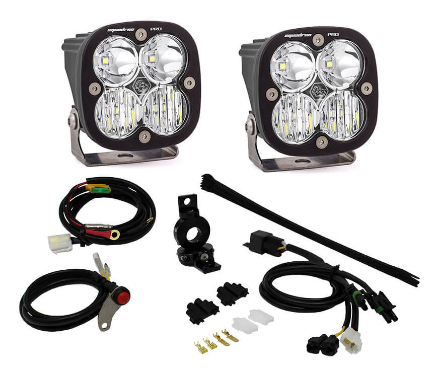 Baja Designs Adventure Bike Squadron Pro Auxiliary Light Kit 497084