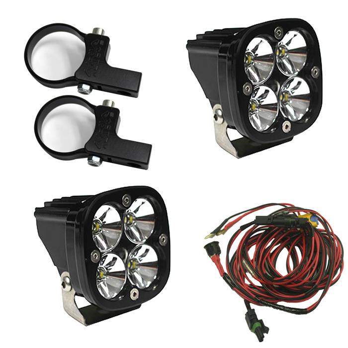 Baja Designs PowerSports Squadron Pro Horizontal Mount Light Kit 497105