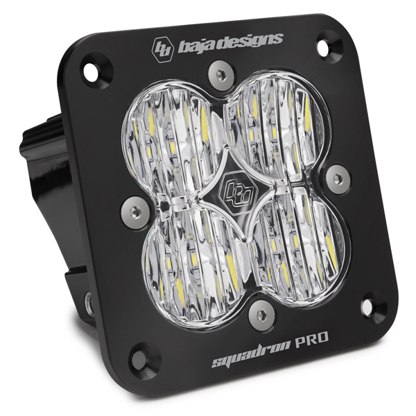 Baja Designs Squadron Pro Black Flush Mount LED Auxiliary Light Pod 491005
