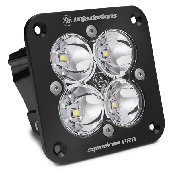 Baja Designs Squadron Pro Black Flush Mount LED Auxiliary Light Pod 491001