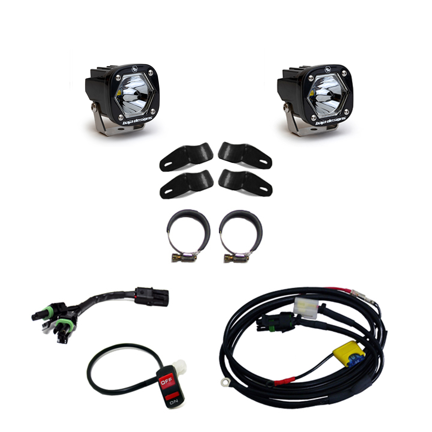 Baja Designs Moto S1 Auxiliary Light Kit 507096