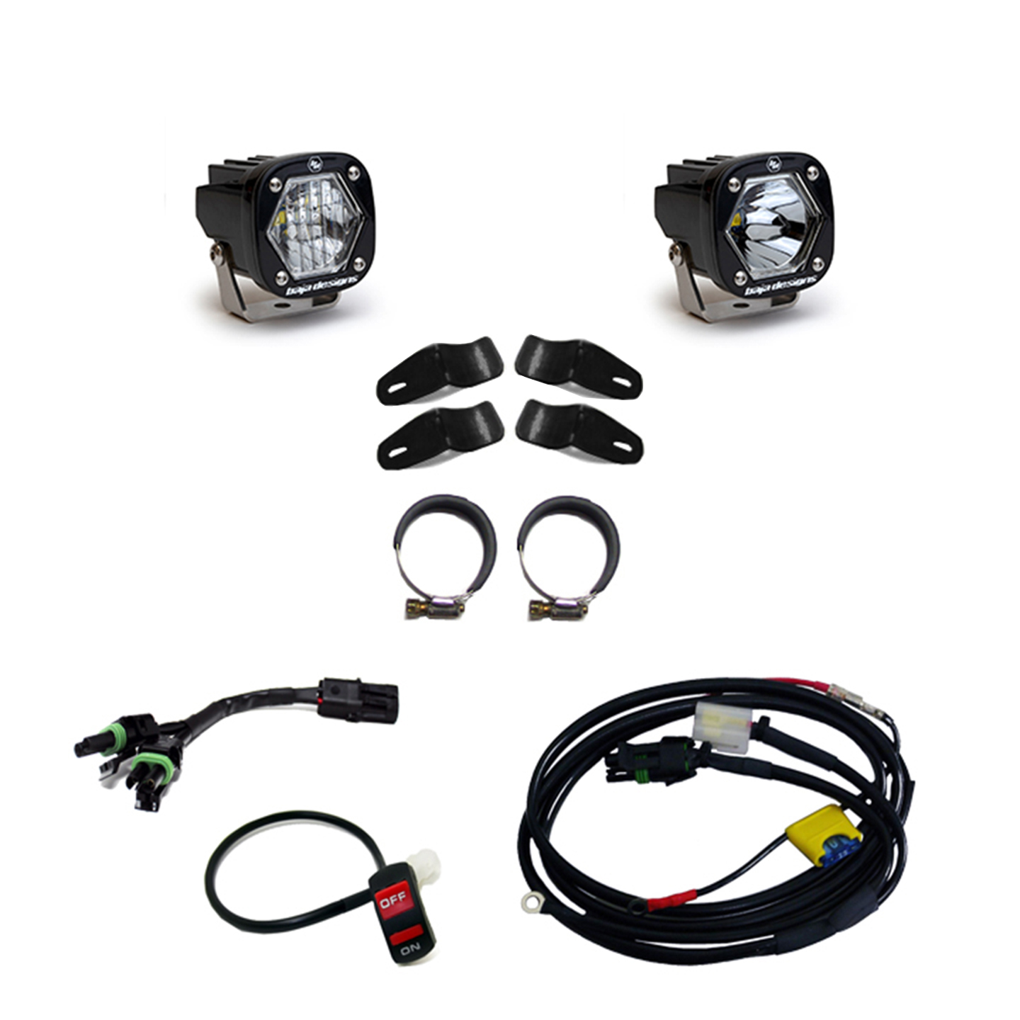 Baja Designs Moto S1 Auxiliary Light Kit 507097