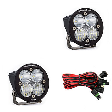 Baja Designs Squadron-R Pro Black LED Auxiliary Light Pod Pair 597803