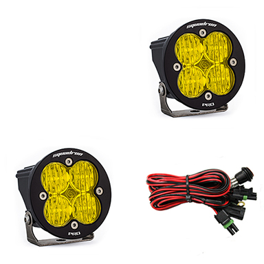 Baja Designs Squadron-R Pro Black LED Auxiliary Light Pod Pair 597815