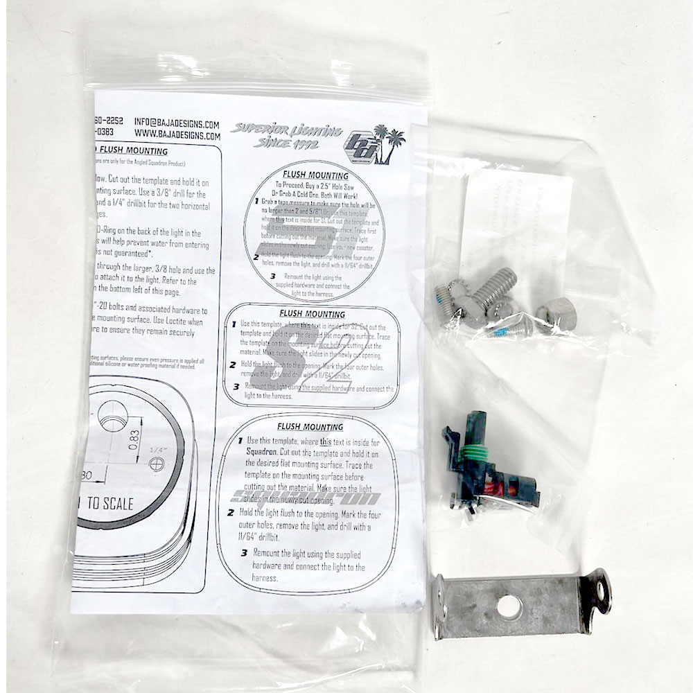 Baja Designs Squadron/S2 Series Parts Bag 660304