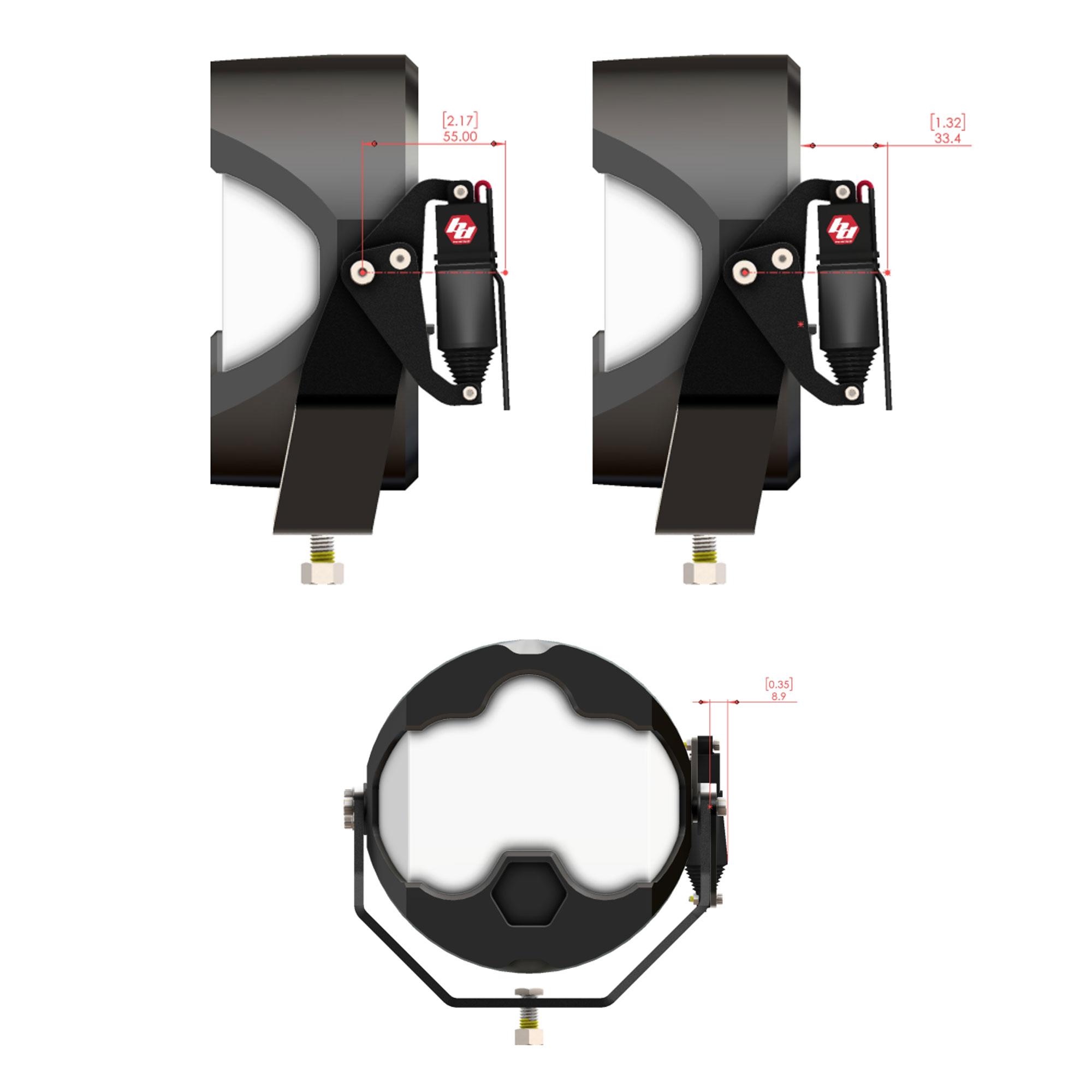 Baja Designs Reflex Light Actuator Kit – LP4/LP6/LP9/XL-M Housing 80-0001