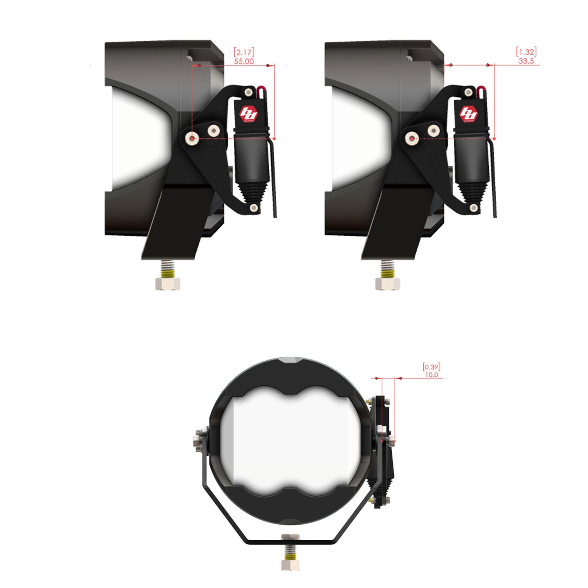 Baja Designs Reflex Light Actuator Kit – LP4/LP6/LP9/XL-M Housing 80-0001