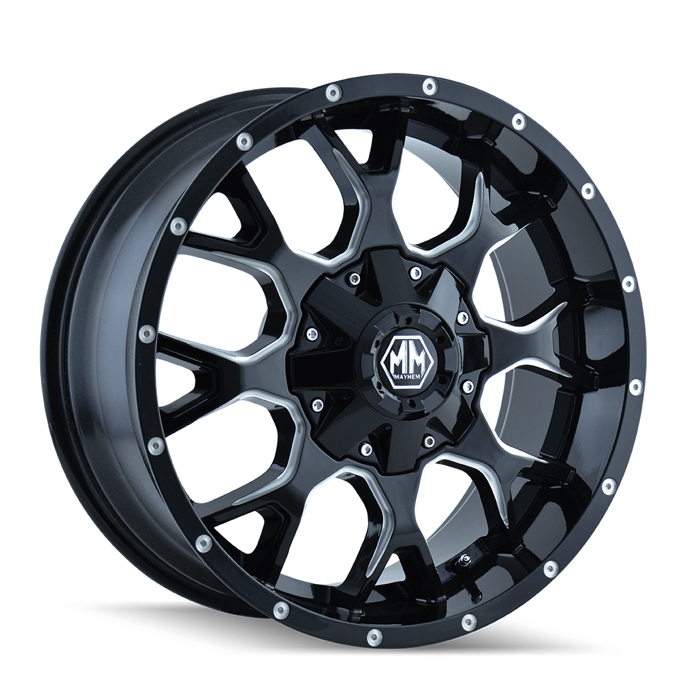Mayhem WARRIOR (8015) GLOSS BLACK MILLED 8015-7760M30