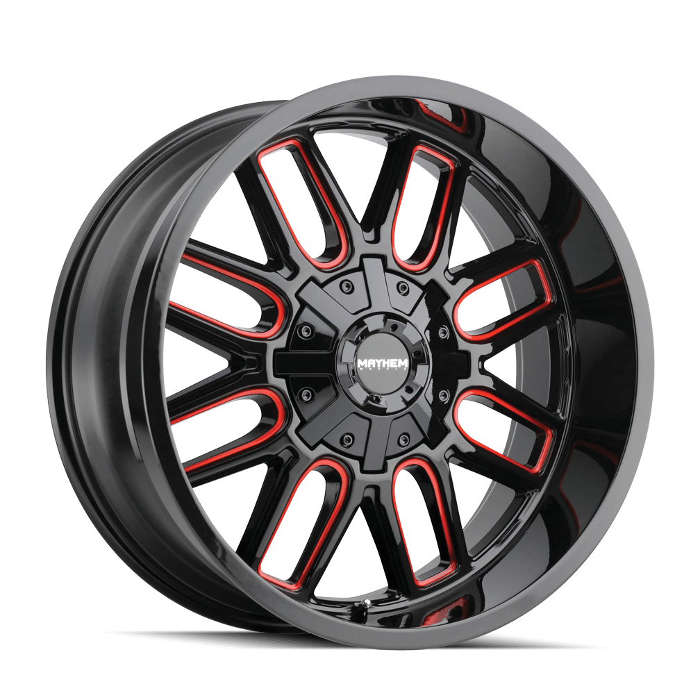 Mayhem COGENT (8107) GLOSS BLACK MILLED PRISM RED 8107-2152BTR