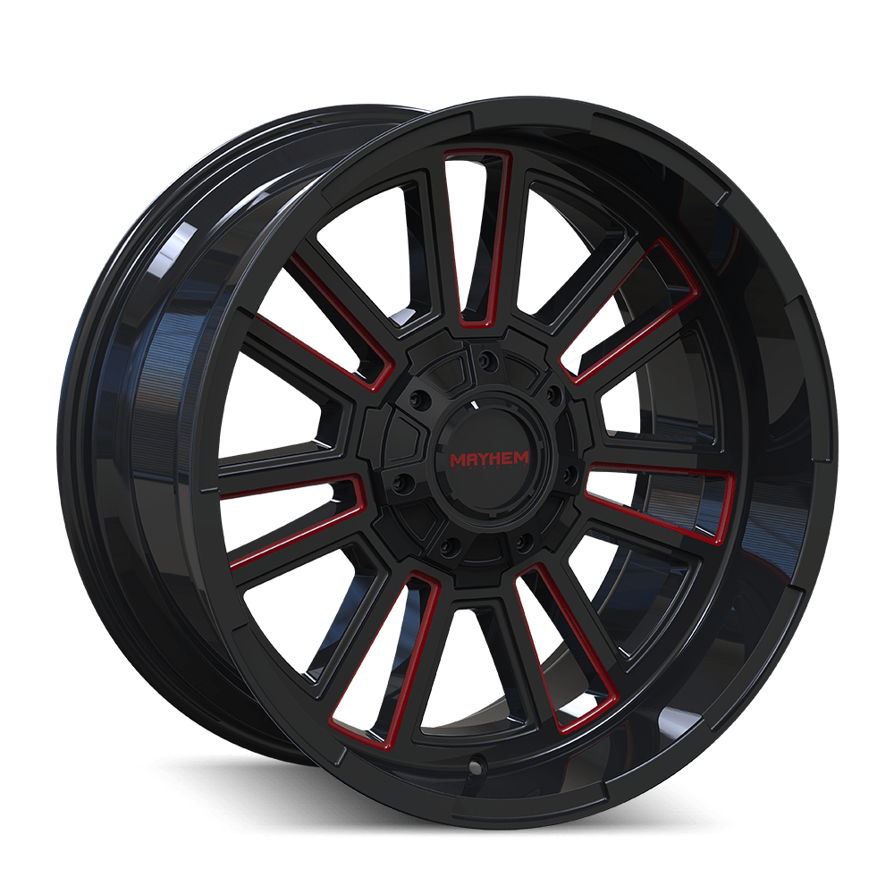 Mayhem APOLLO (8115) GLOSS BLACK MILLED PRISM RED 8115-2970BTR18