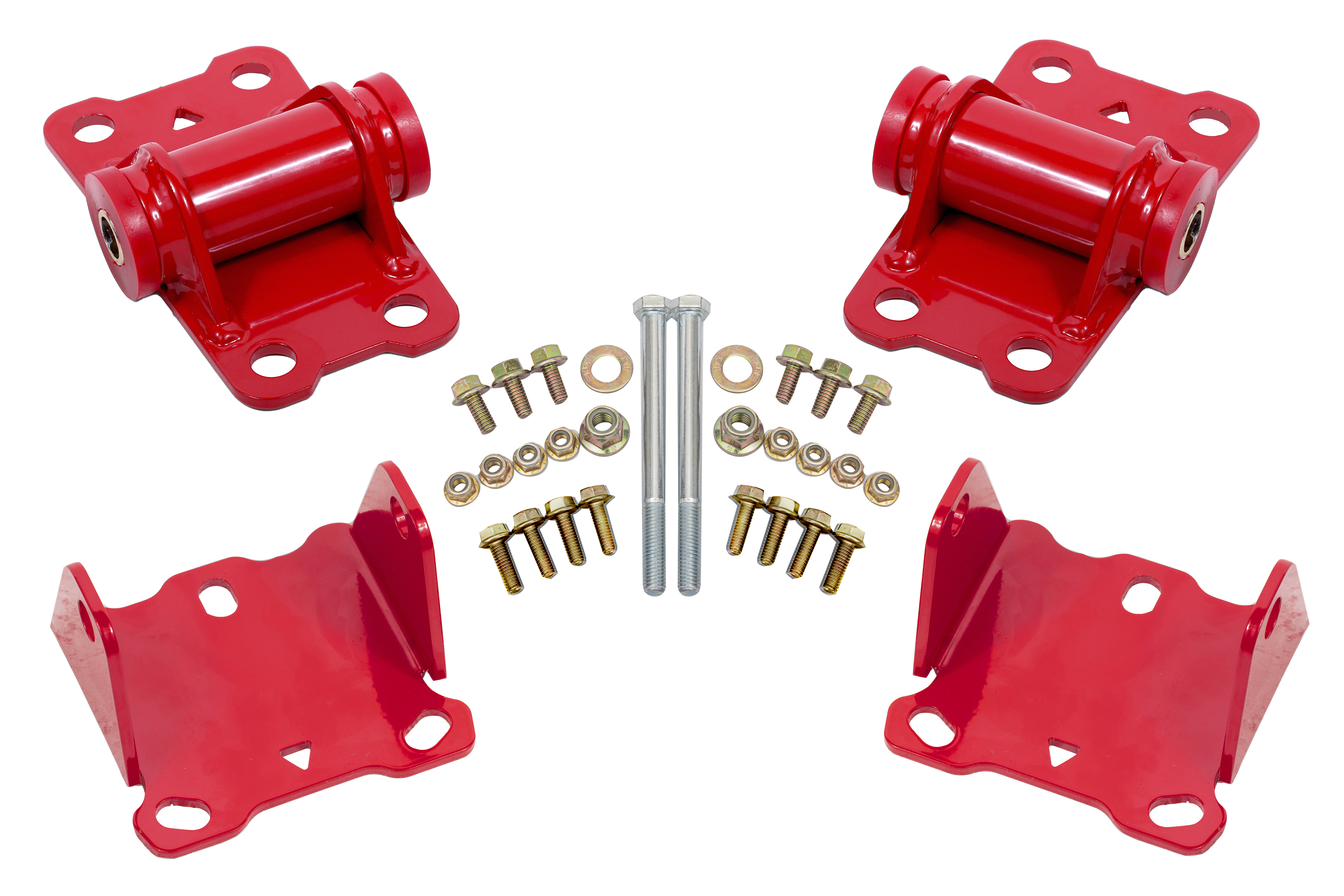 BMR Suspension Motor Mount Kit, Upper And Lower, Poly MM460R