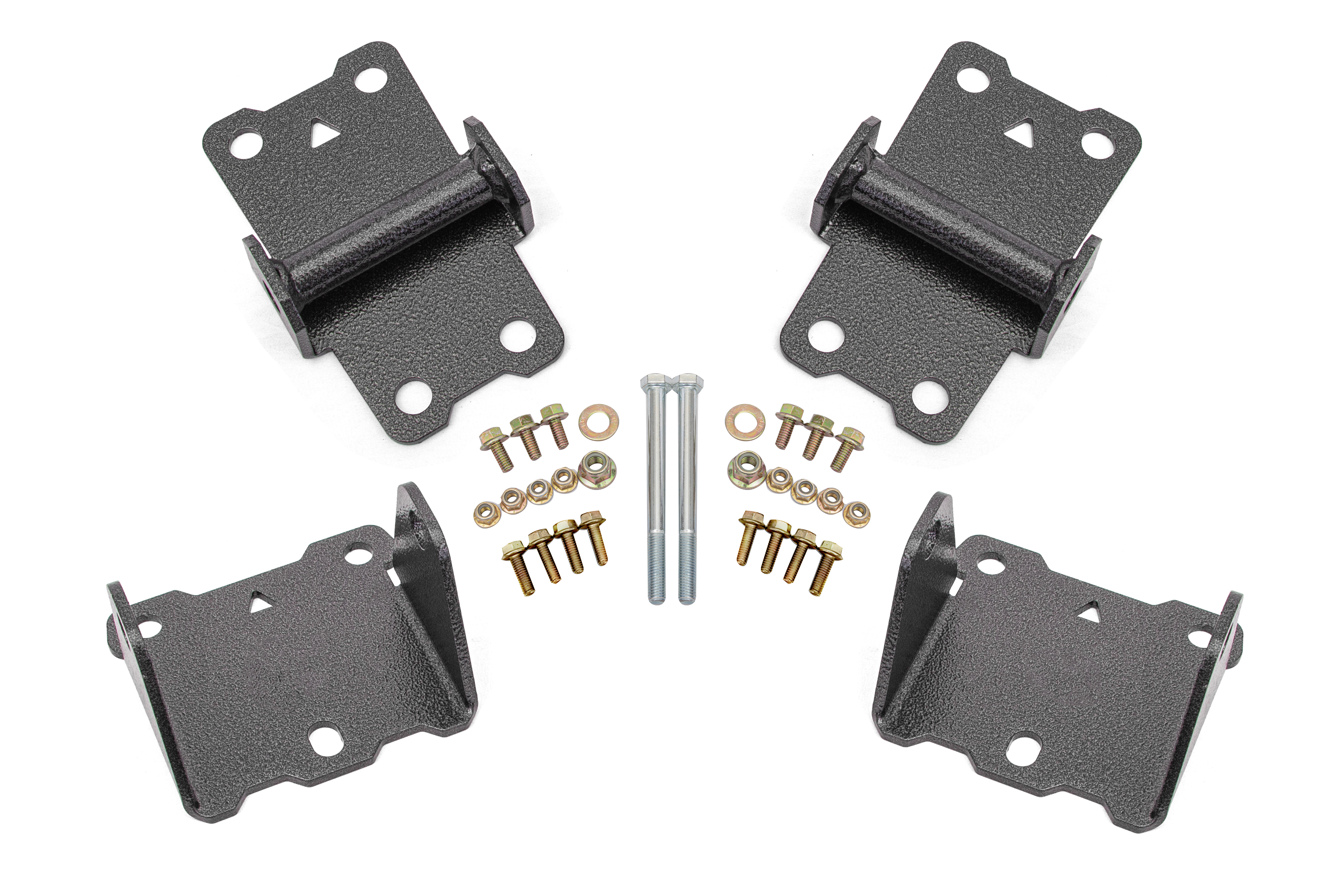 BMR Suspension Motor Mount Kit, Upper And Lower, Solid MM461H