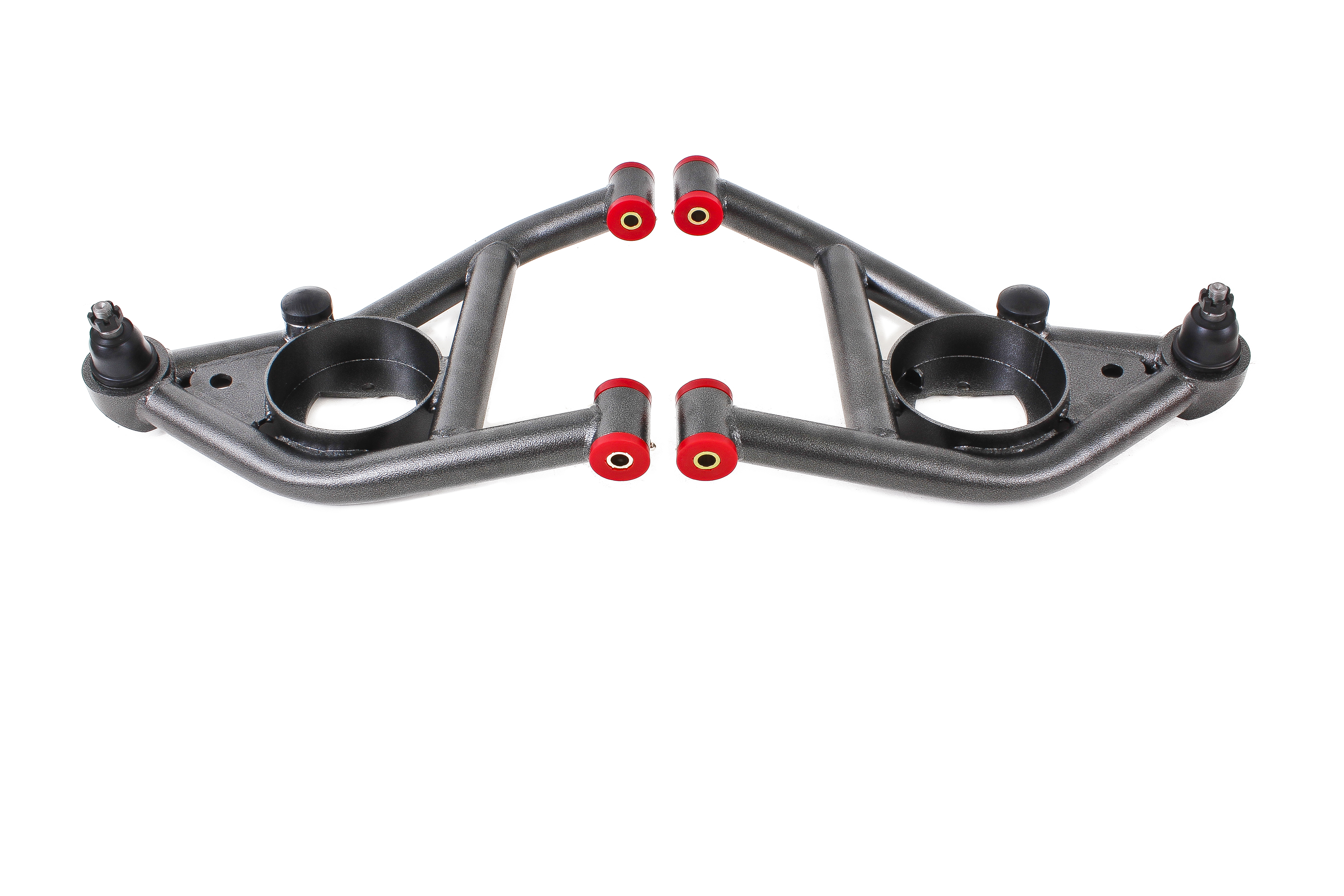 BMR Suspension A-arms, Lower, DOM, Non-adjustable, Polyurethane Bushings, Front Bump Stops AA006H