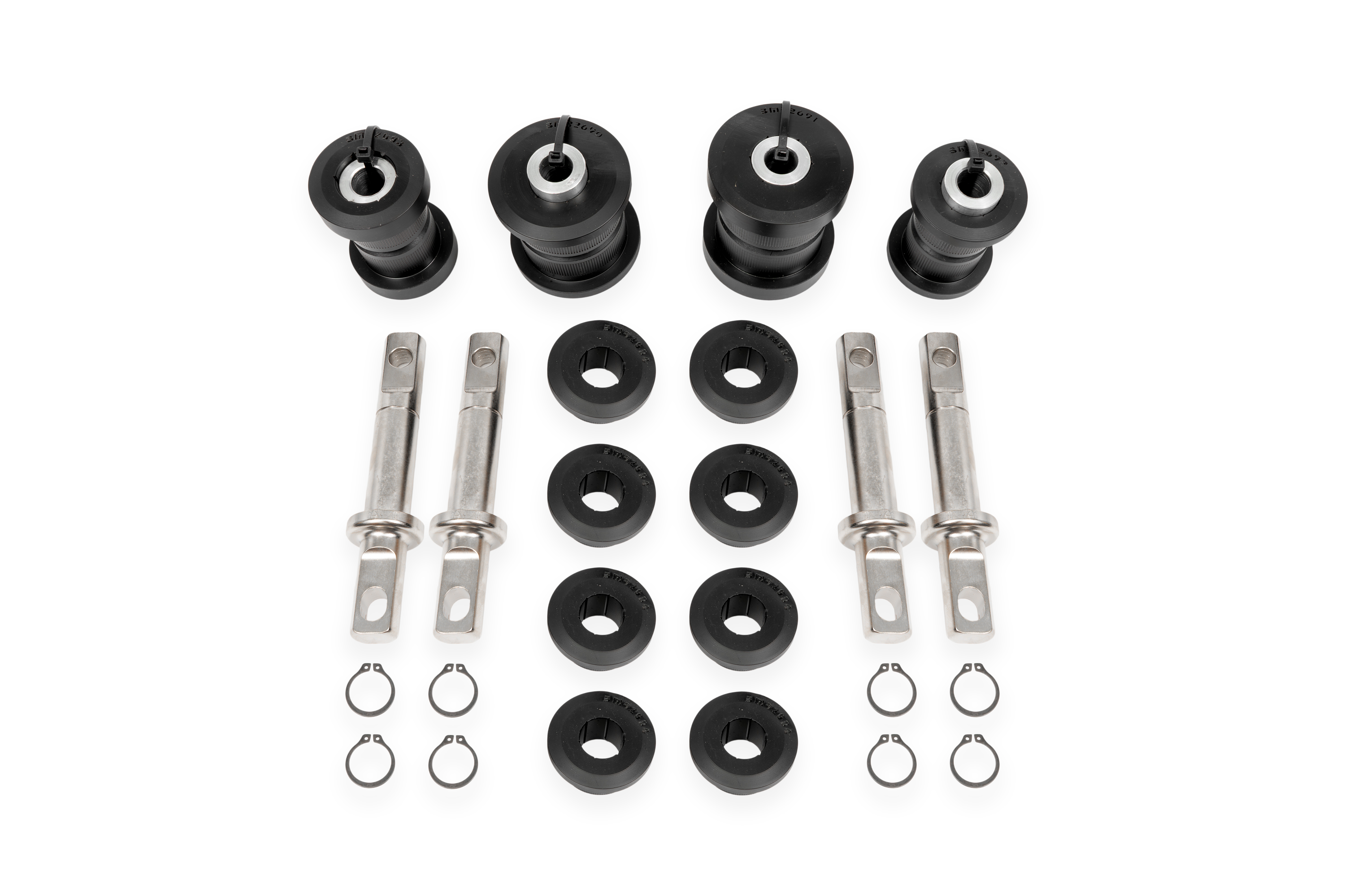 BMR Suspension Bushing Kit, Front Upper and Lower Control Arms, Delrin CBK551