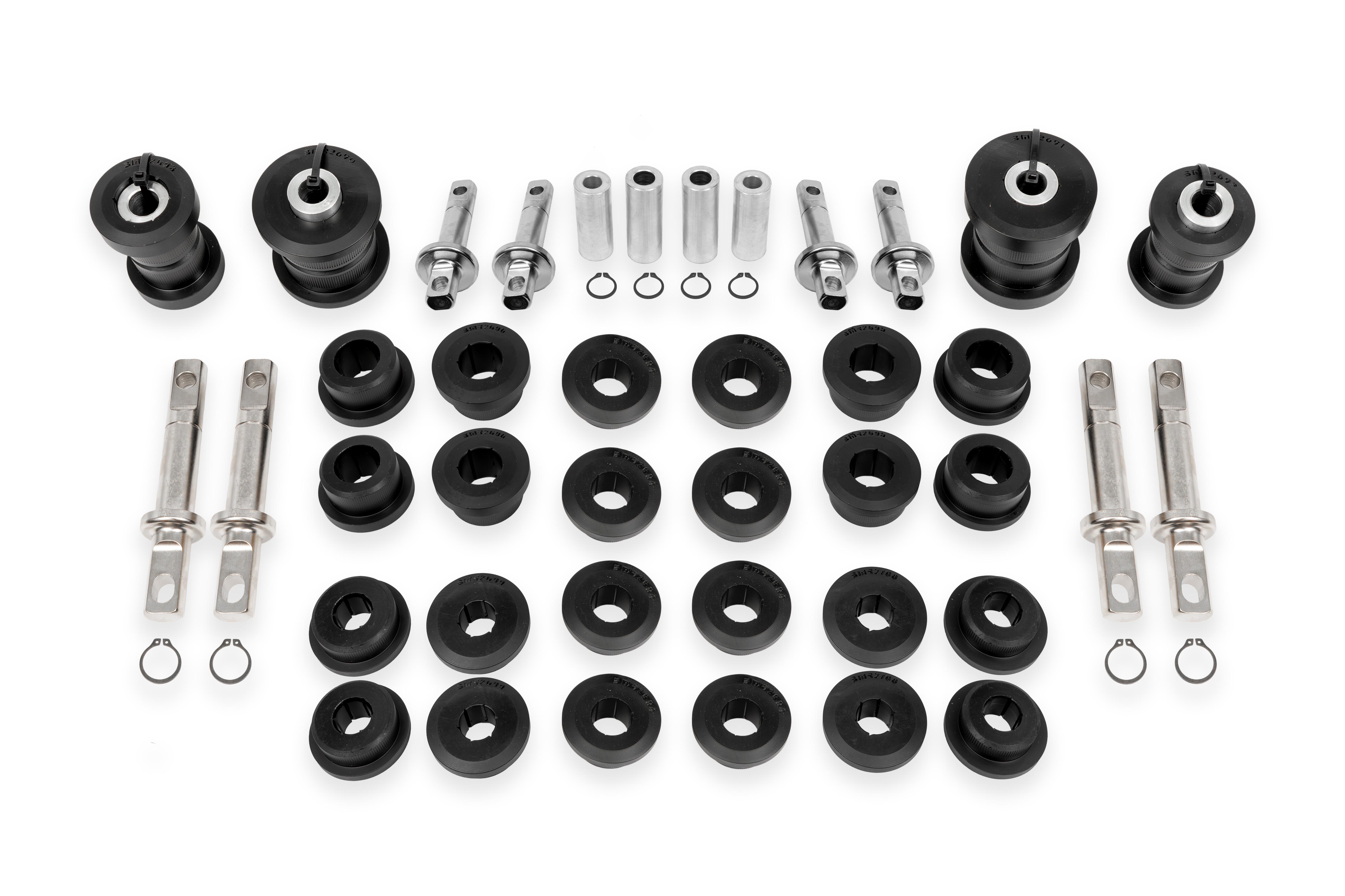 BMR Suspension Bushing Kit, Front and Rear Control Arms, Delrin, Z06/ZR1 CBK560