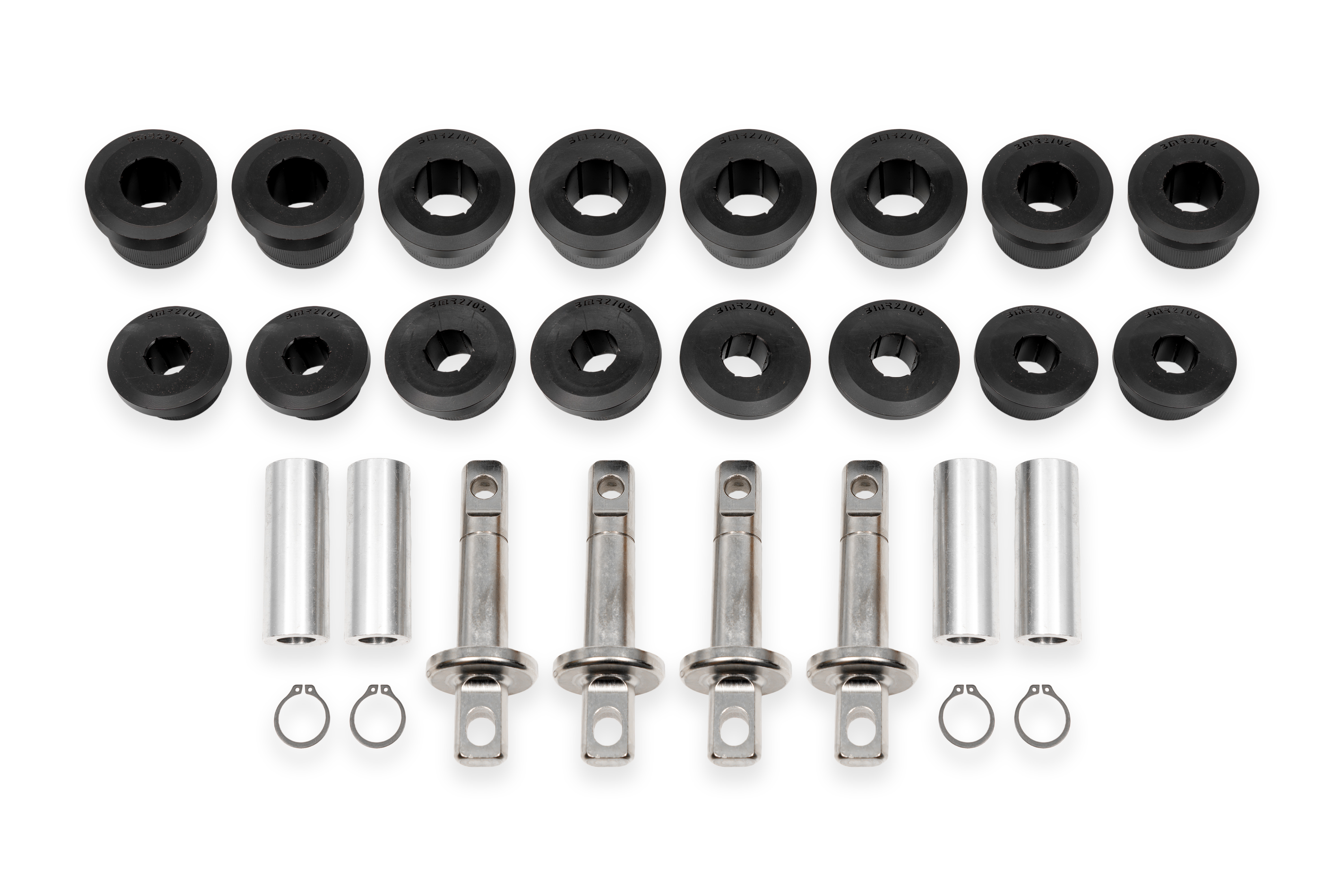 BMR Suspension Bushing Kit, Rear Upper and Lower Control Arms, Delrin CBK572