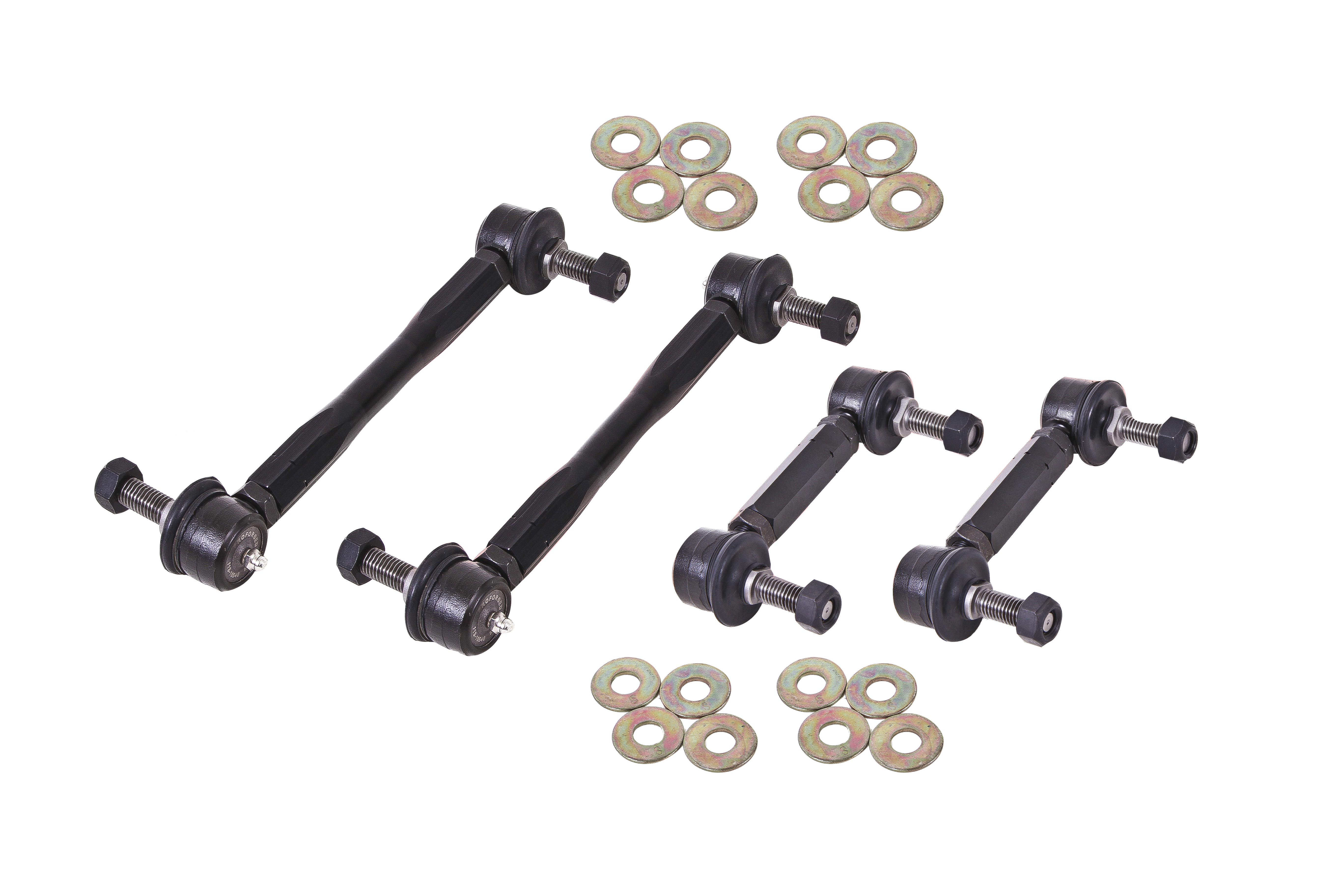 BMR Suspension Sway Bar End Link Kit, Set Of 4, Adjustable ELK012
