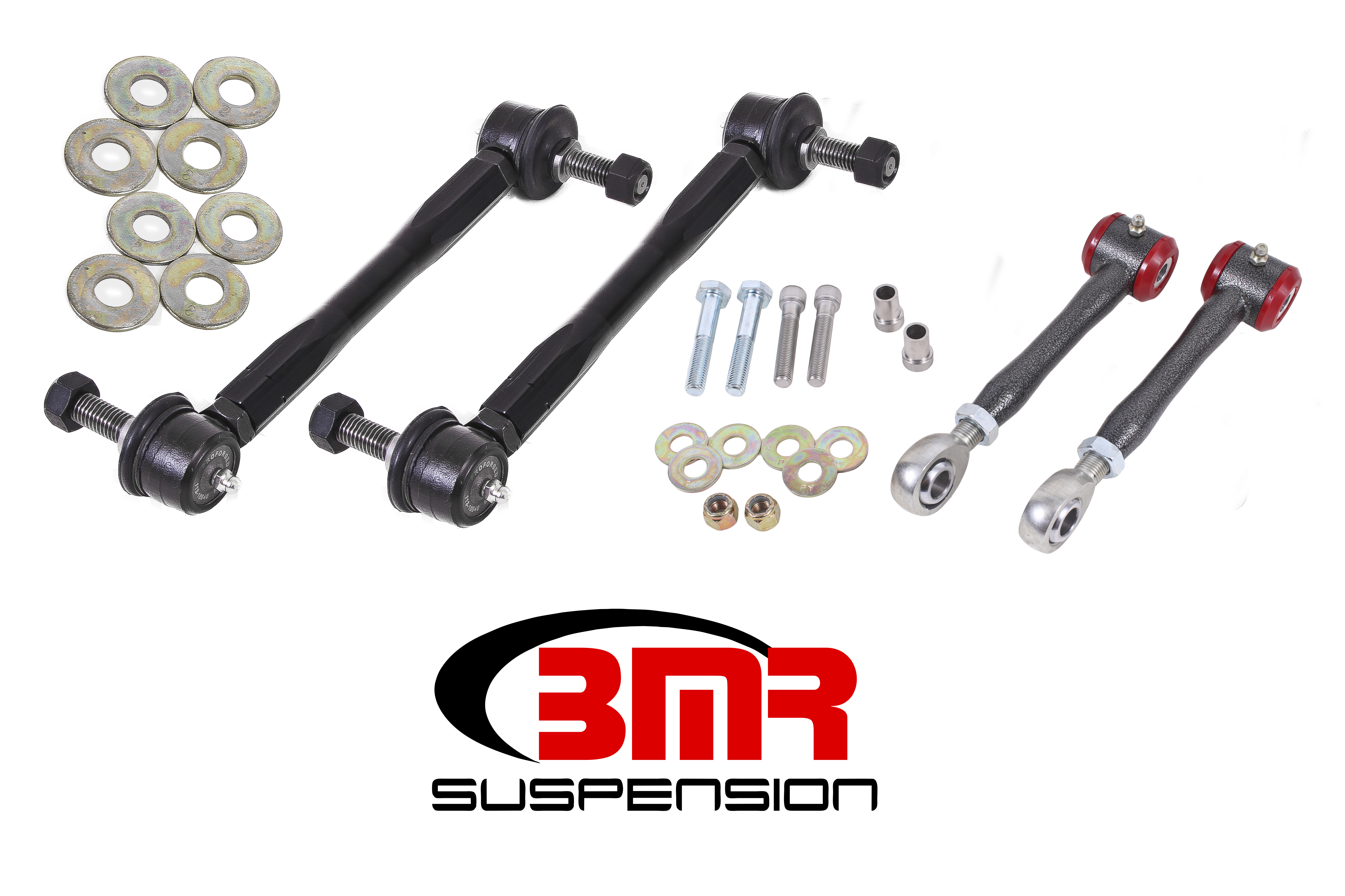 BMR Suspension Sway Bar End Link Kit, Set Of 4, Adjustable ELK015H