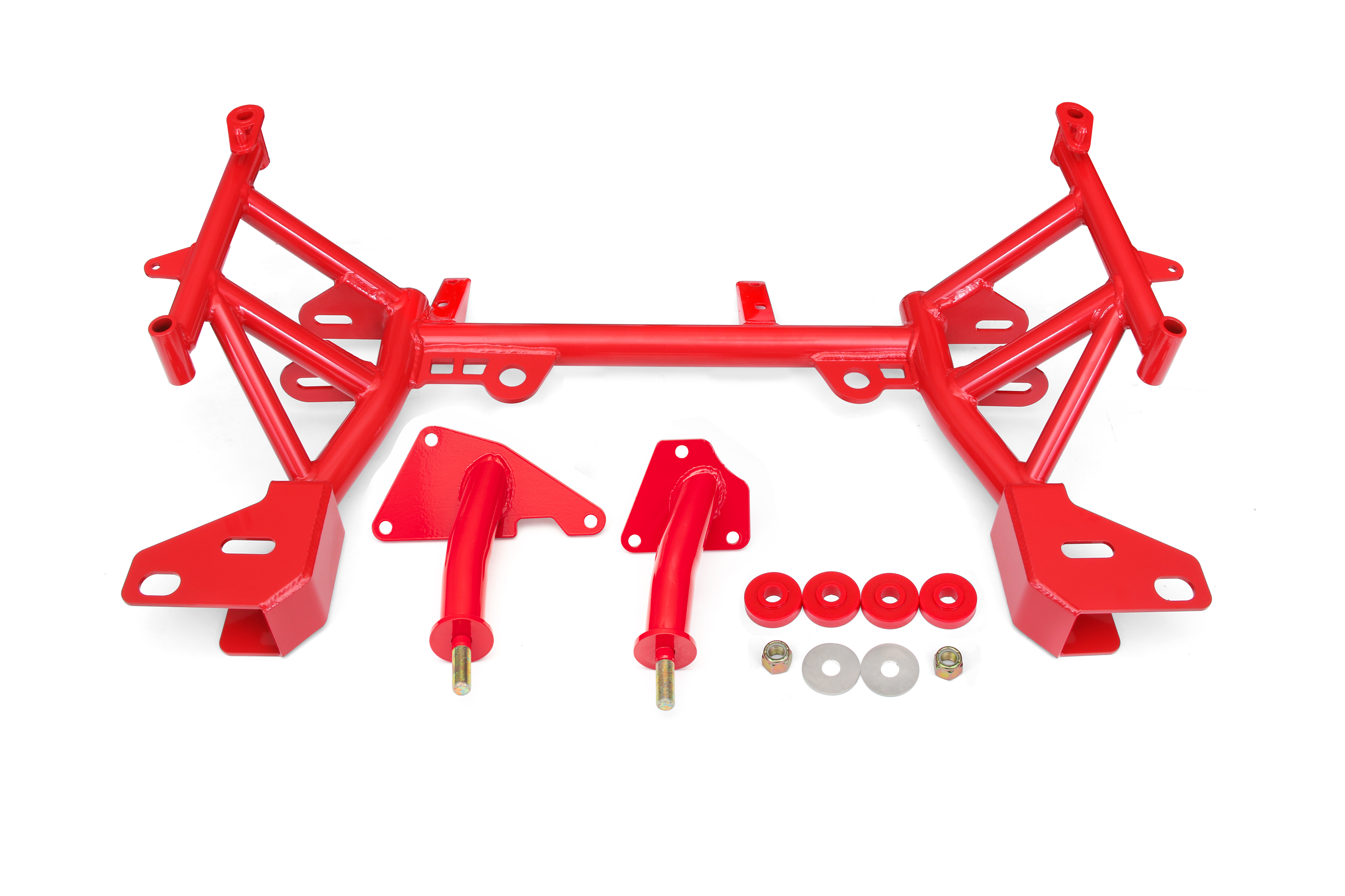 BMR Suspension K-member, LT1 Motor Mounts, Pinto Rack Mounts KM346R